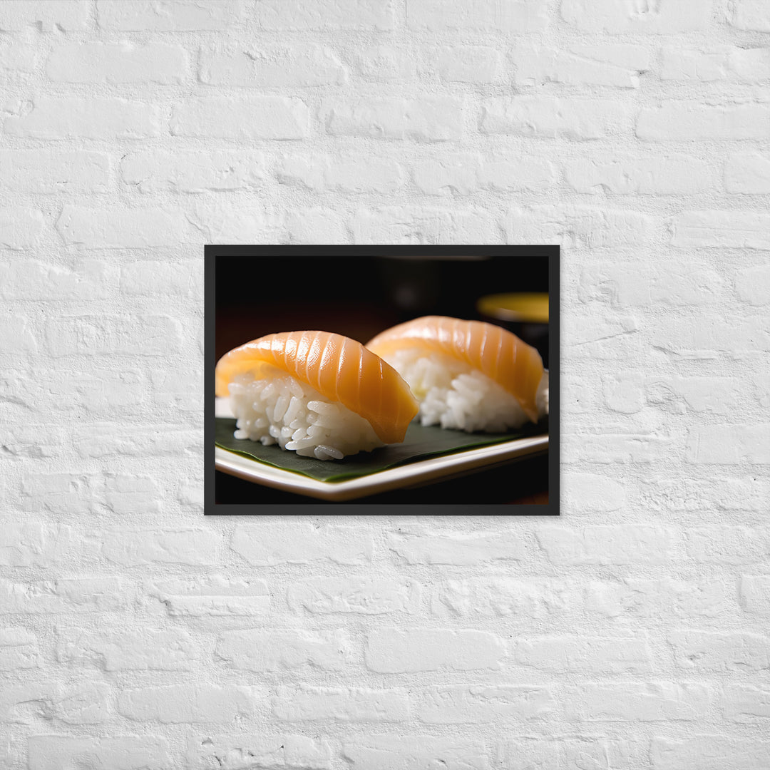 Nigiri Sushi Framed poster 🤤 from Yumify.AI