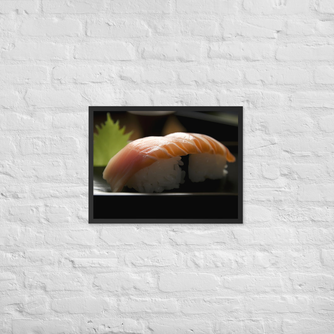 Nigiri Sushi Framed poster 🤤 from Yumify.AI