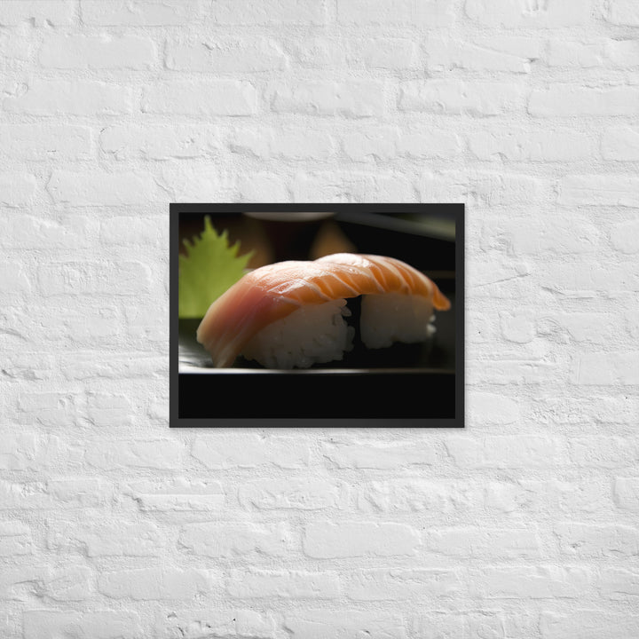 Nigiri Sushi Framed poster 🤤 from Yumify.AI