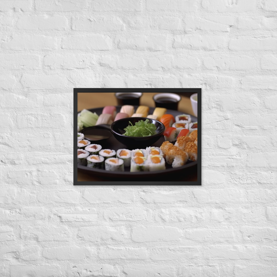 Sushi Framed poster 🤤 from Yumify.AI