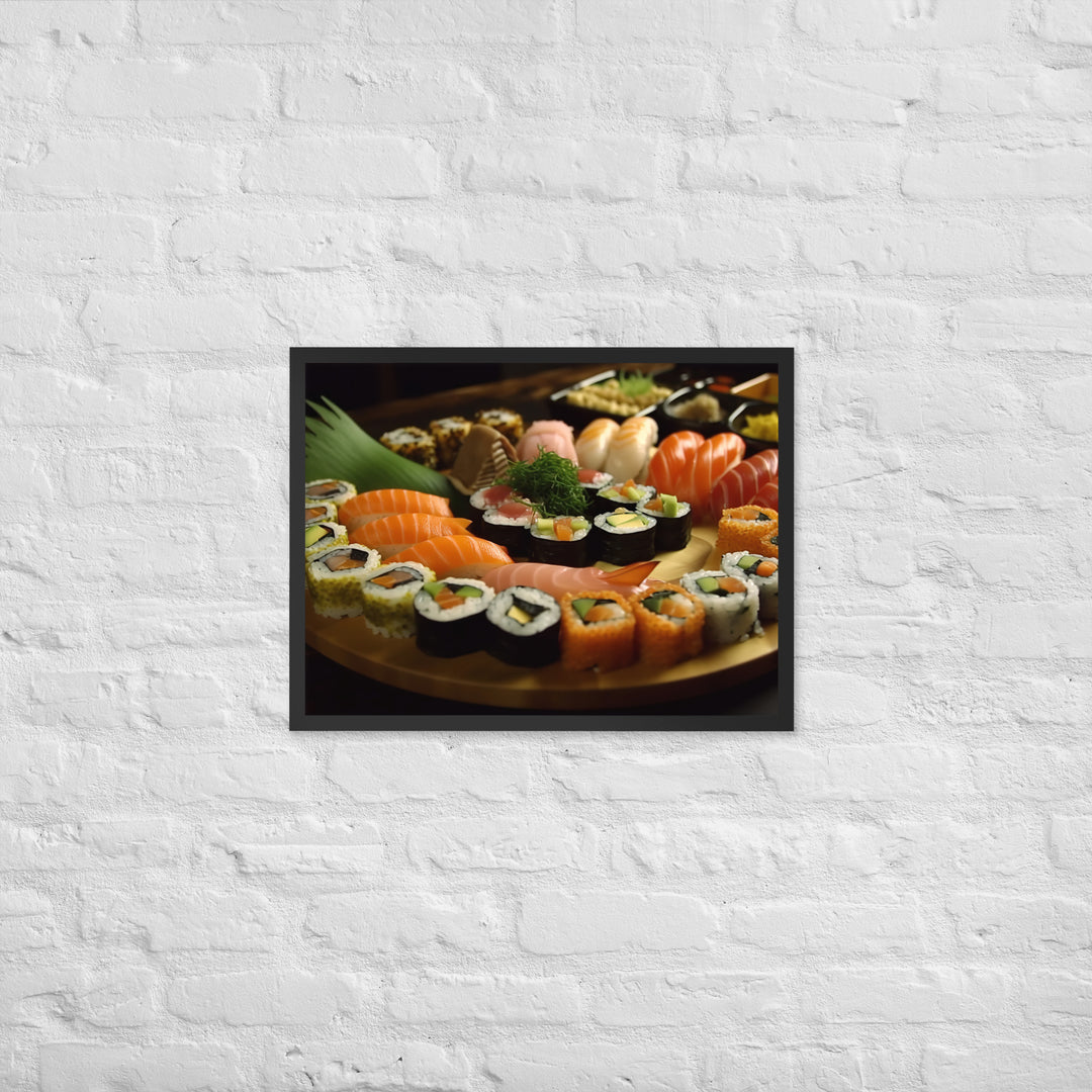 Sushi Framed poster 🤤 from Yumify.AI