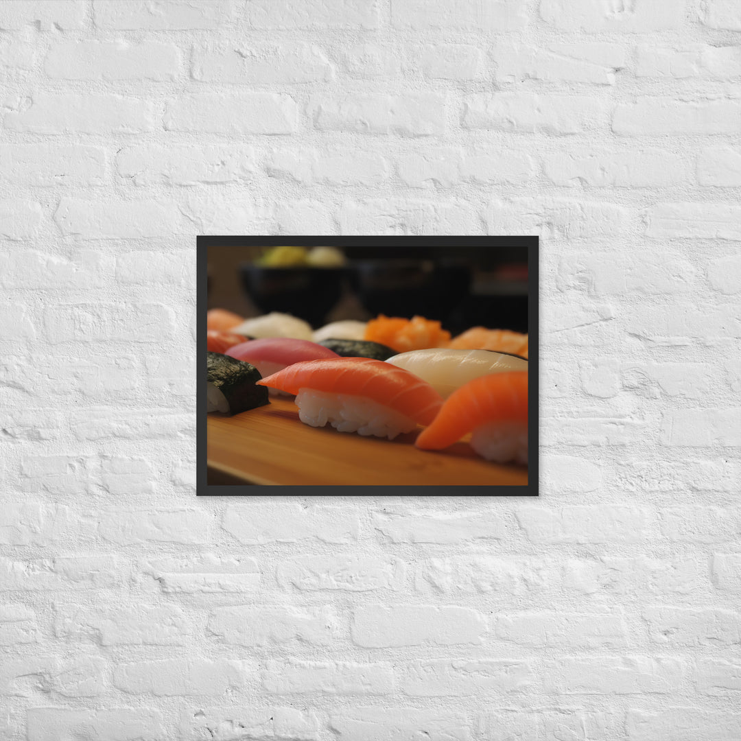 Sushi Framed poster 🤤 from Yumify.AI