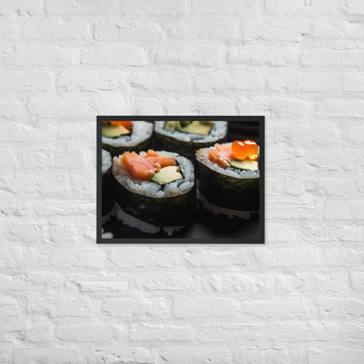 Sushi Framed poster 🤤 from Yumify.AI