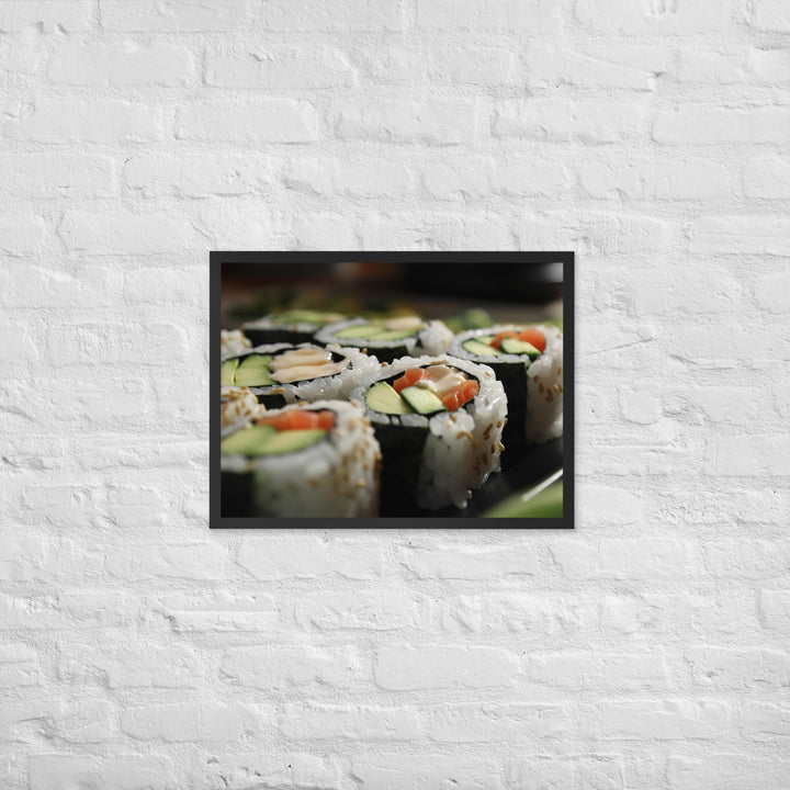 Sushi Framed poster 🤤 from Yumify.AI