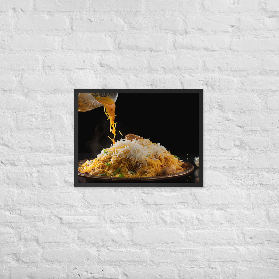 Biryani Framed poster 🤤 from Yumify.AI