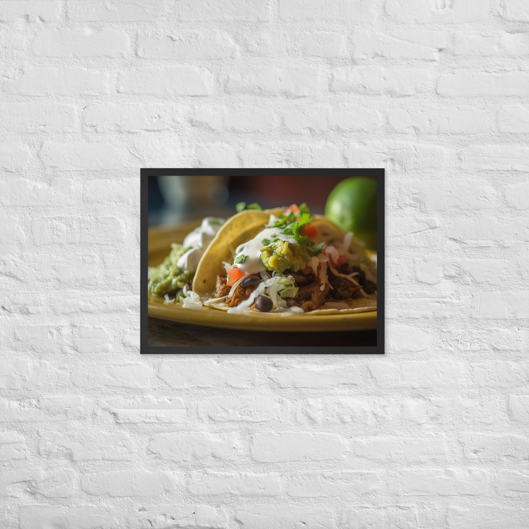 Taco Treat Framed poster 🤤 from Yumify.AI