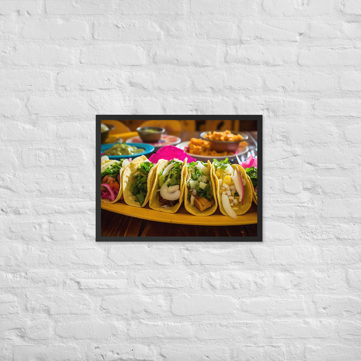 Taco Traditions Framed poster 🤤 from Yumify.AI