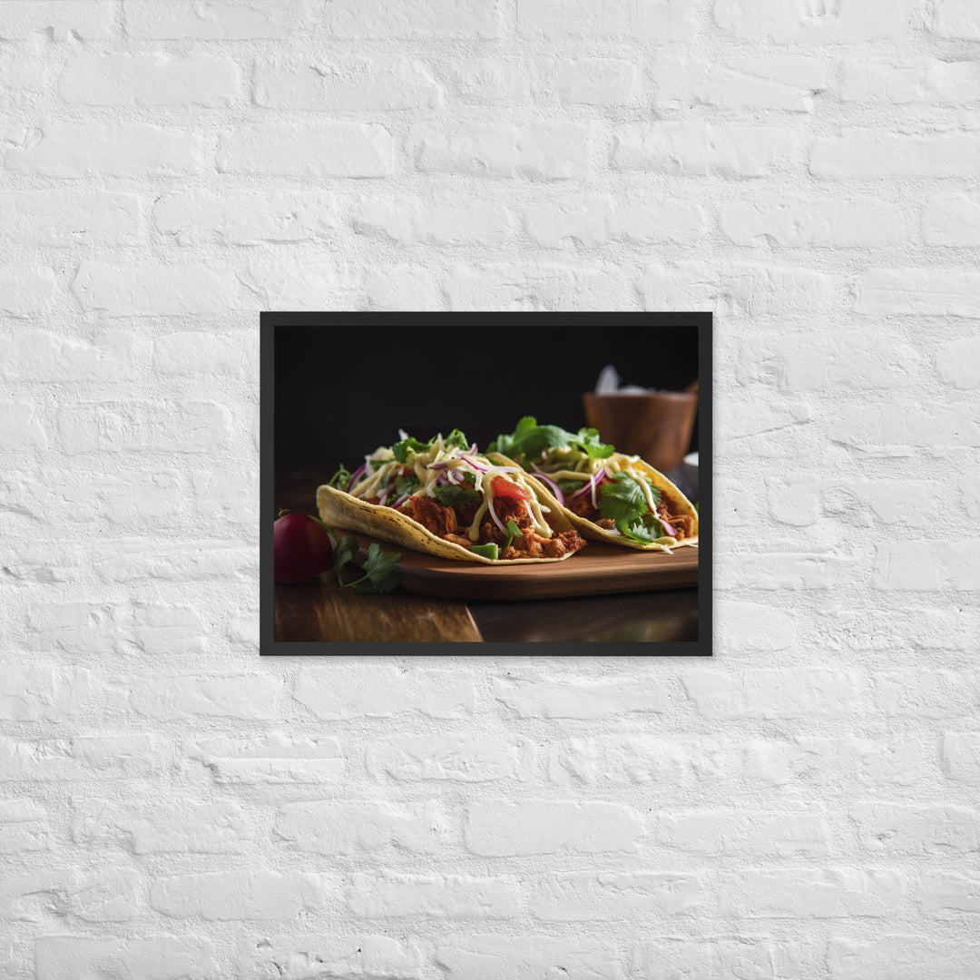 Taco Timeless Framed poster 🤤 from Yumify.AI