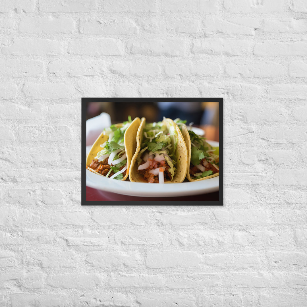 Taco Timeless Framed poster 🤤 from Yumify.AI