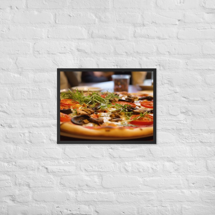 Pizza Framed poster 🤤 from Yumify.AI