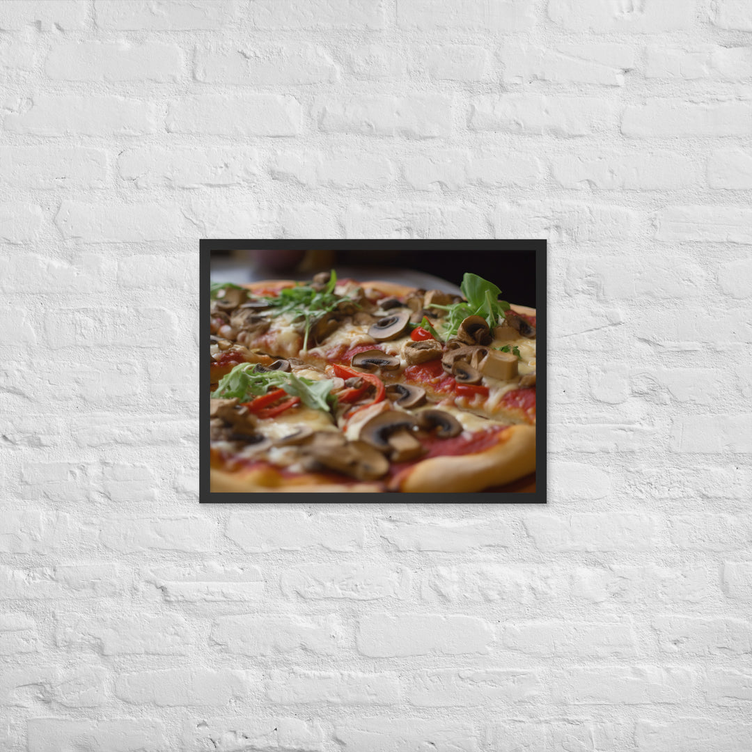 Pizza Framed poster 🤤 from Yumify.AI