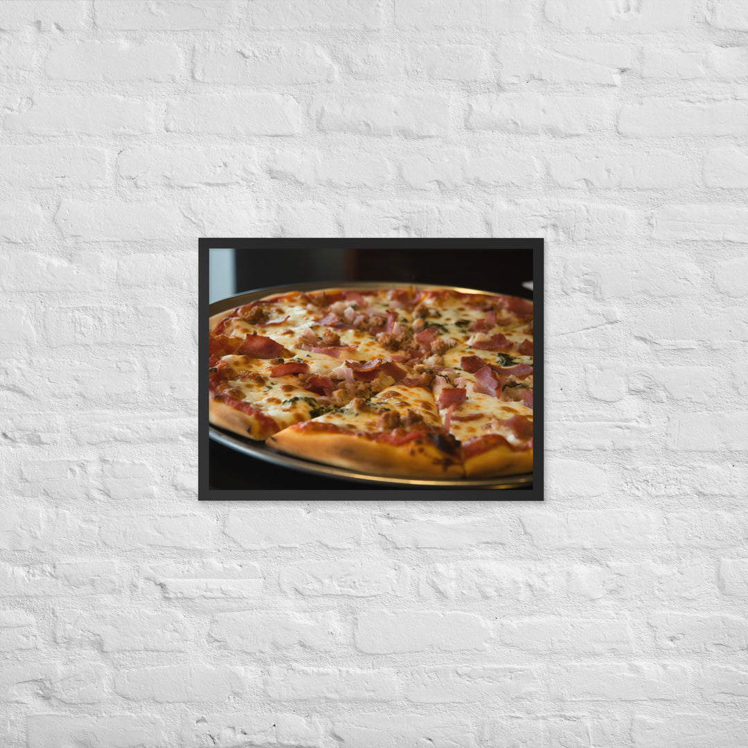 Pizza Framed poster 🤤 from Yumify.AI