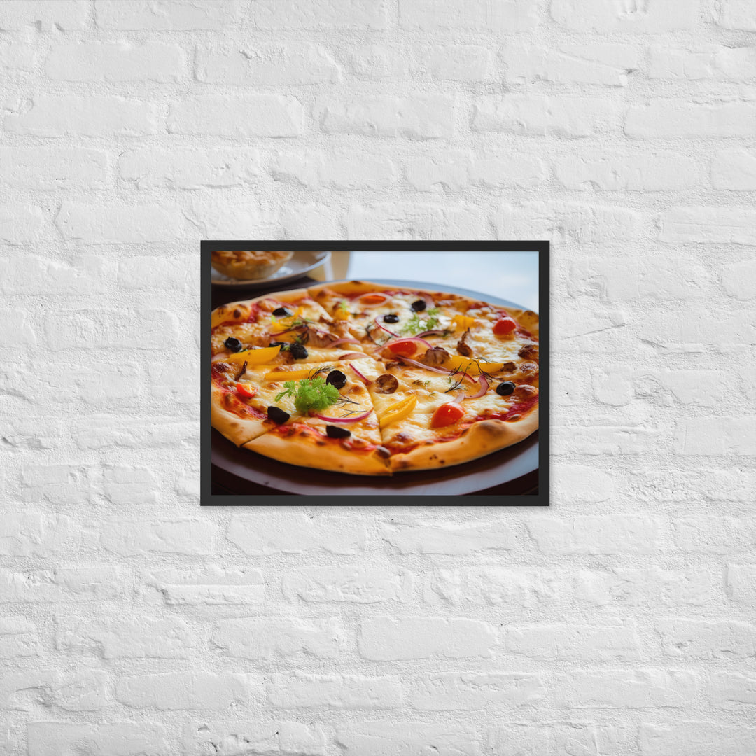 Pizza Framed poster 🤤 from Yumify.AI