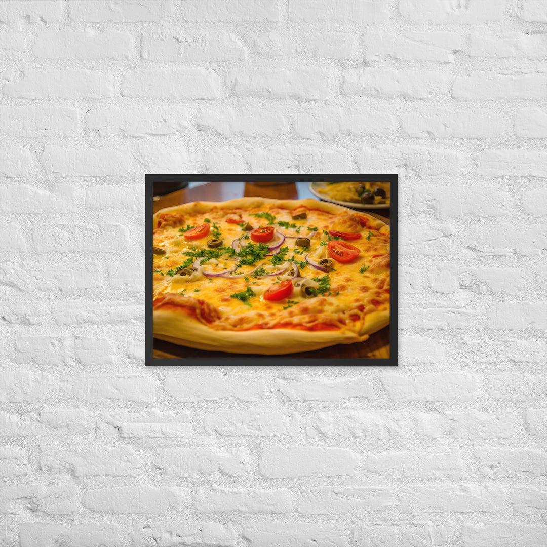 Pizza Framed poster 🤤 from Yumify.AI