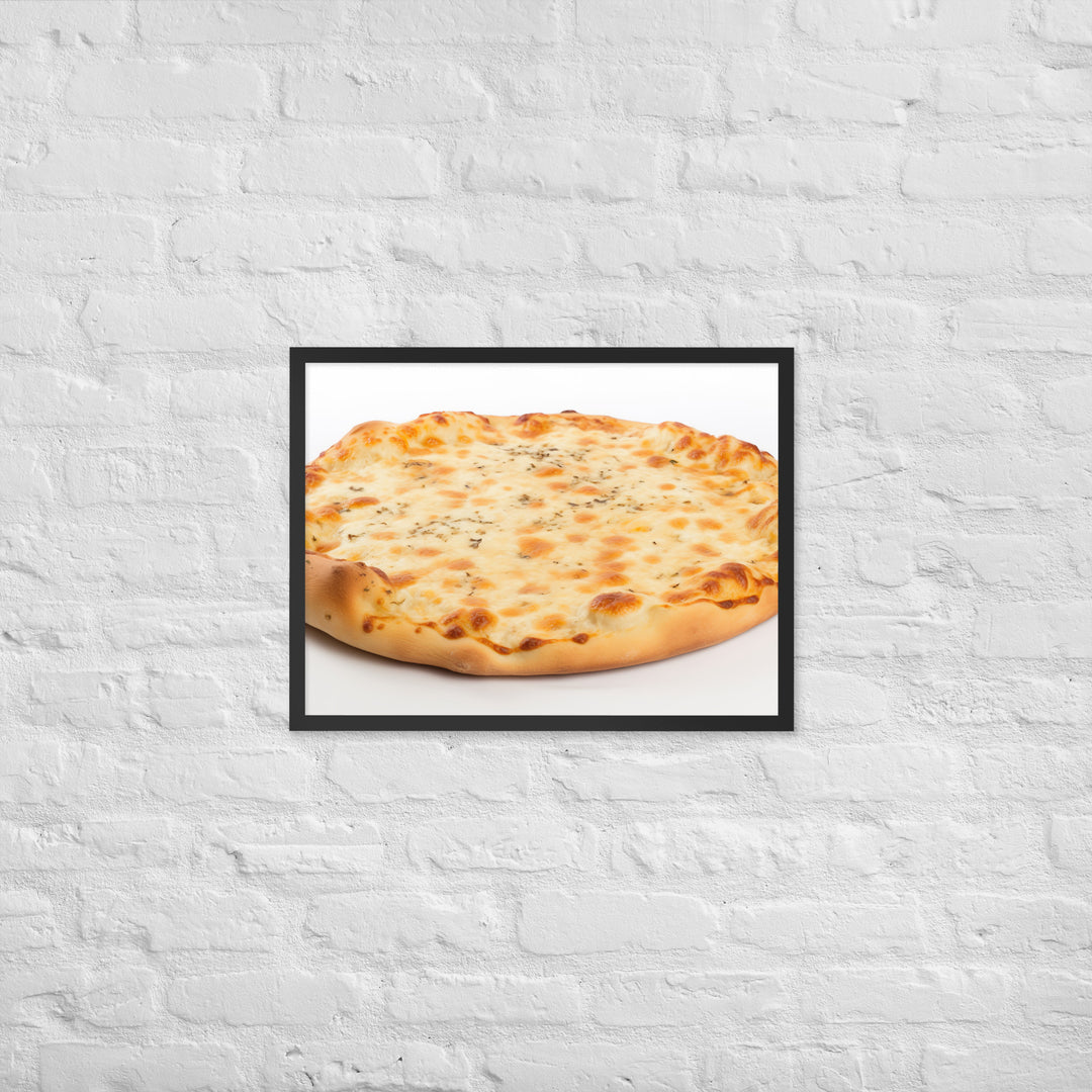 Cheese Pizza Framed poster 🤤 from Yumify.AI