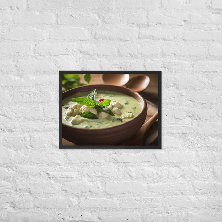 Thai Green Curry Framed poster 🤤 from Yumify.AI