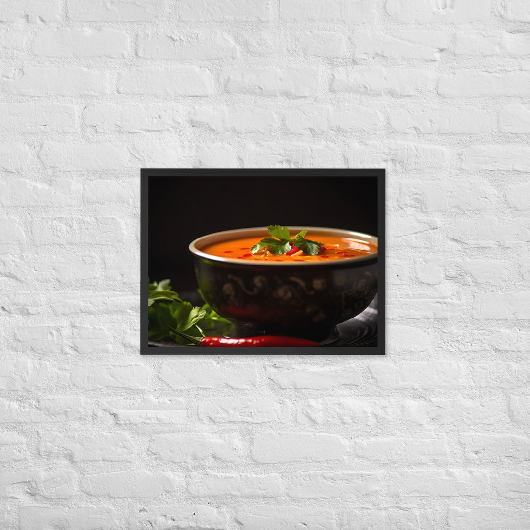 Red Curry Framed poster 🤤 from Yumify.AI