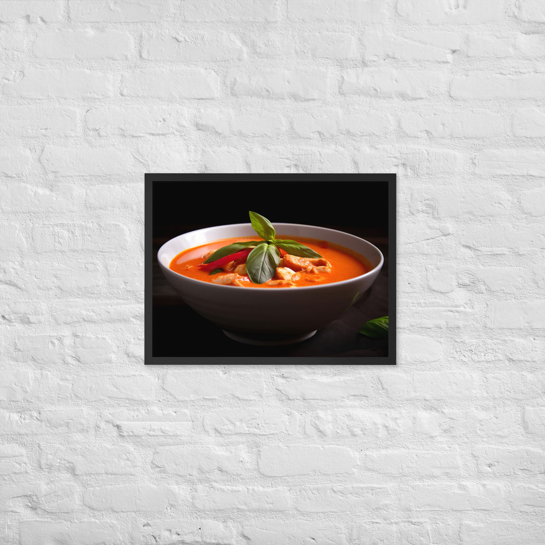 Red Curry Framed poster 🤤 from Yumify.AI