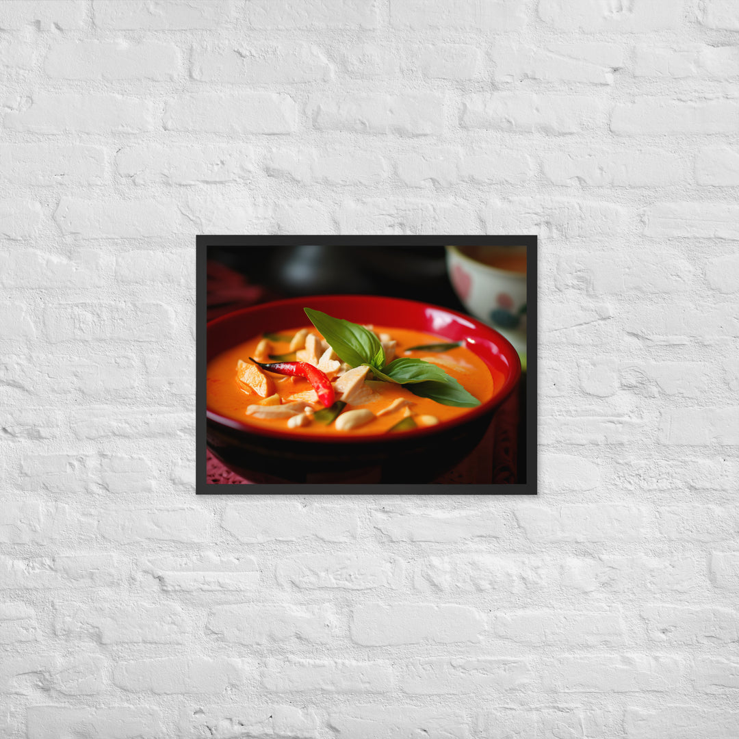 Red Curry Framed poster 🤤 from Yumify.AI