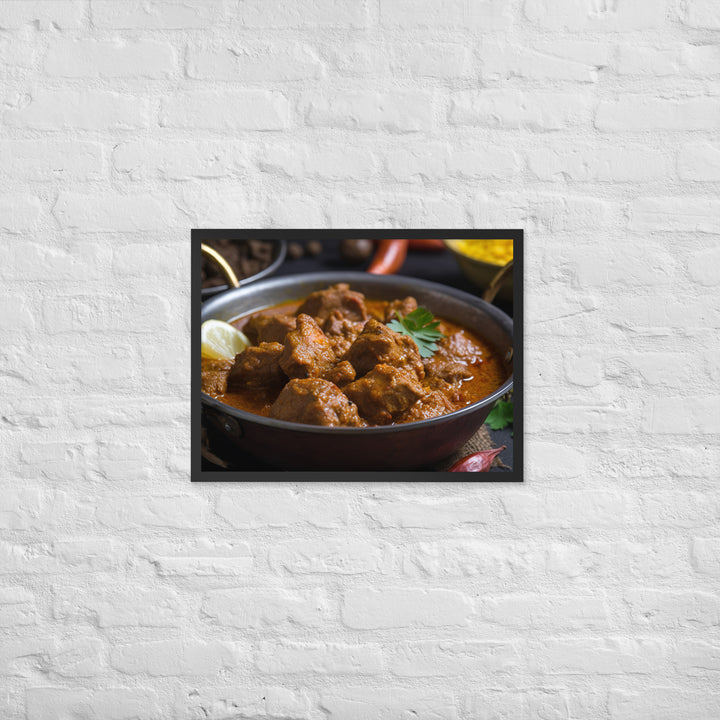 Lamb Curry Framed poster 🤤 from Yumify.AI