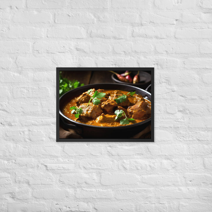 Lamb Curry Framed poster 🤤 from Yumify.AI