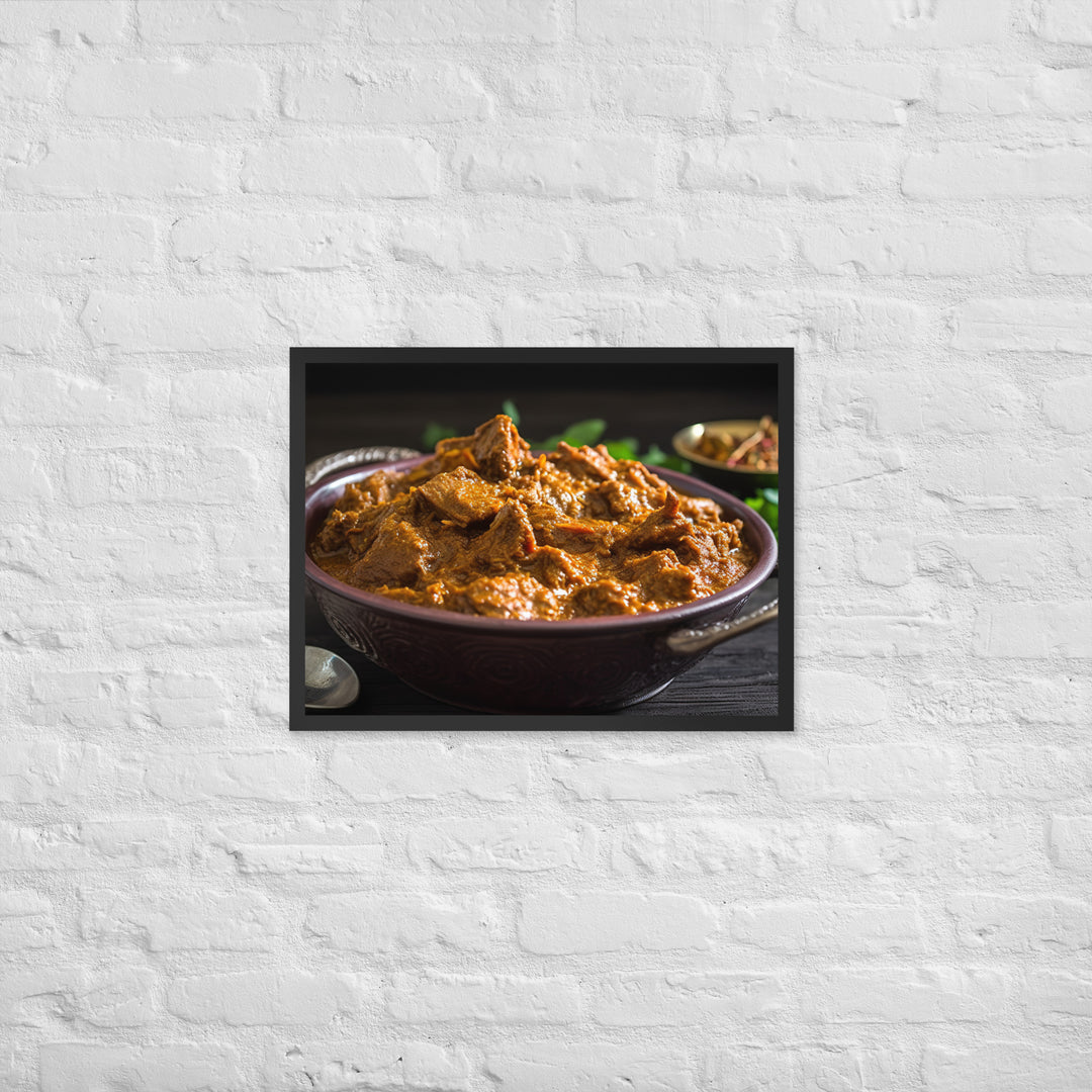 Lamb Curry Framed poster 🤤 from Yumify.AI