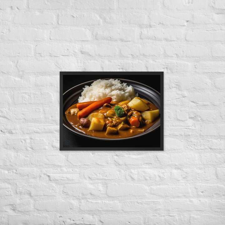 Japanese Curry Framed poster 🤤 from Yumify.AI