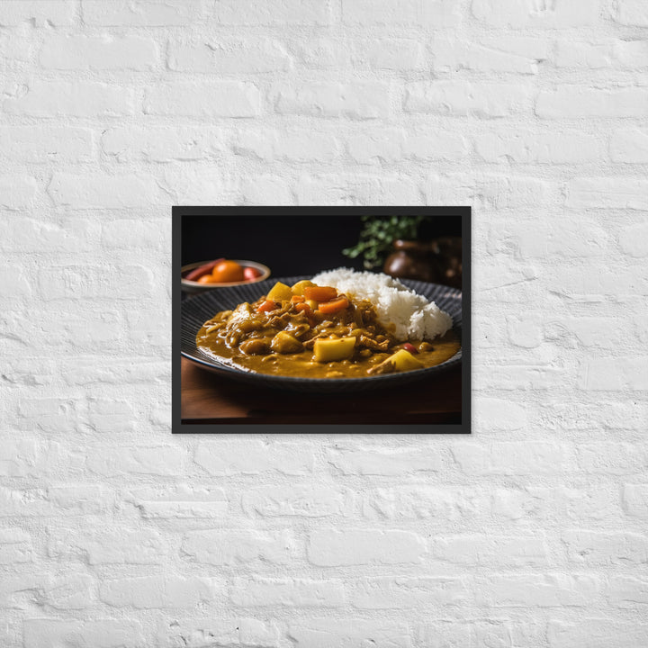 Japanese Curry Framed poster 🤤 from Yumify.AI