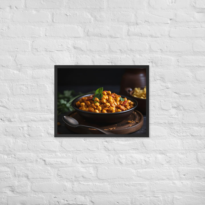 Chickpea Curry Framed poster 🤤 from Yumify.AI