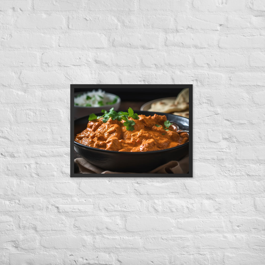 Butter Chicken Curry Framed poster 🤤 from Yumify.AI