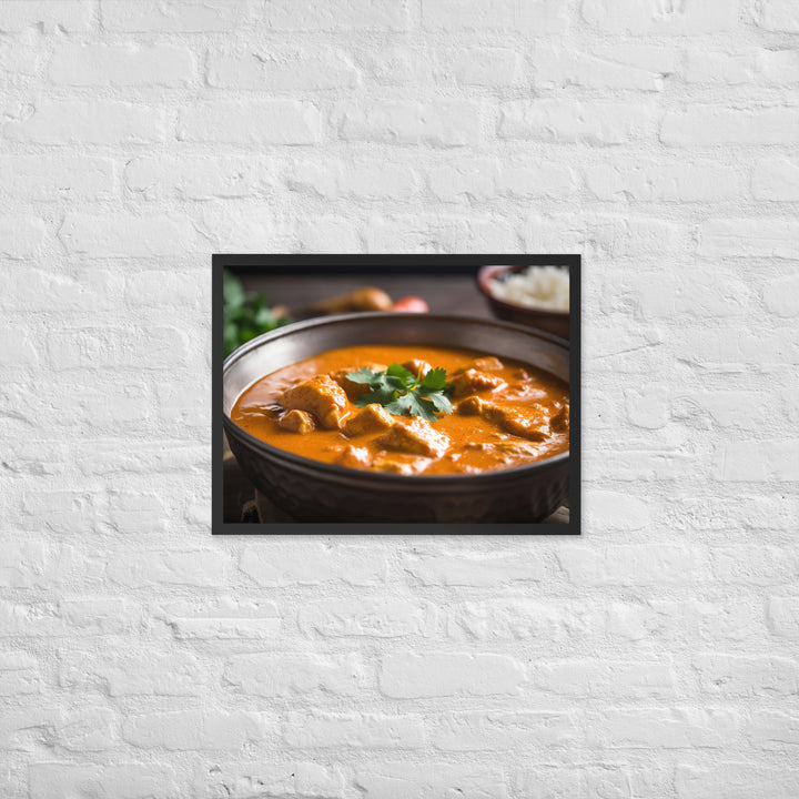 Butter Chicken Curry Framed poster 🤤 from Yumify.AI