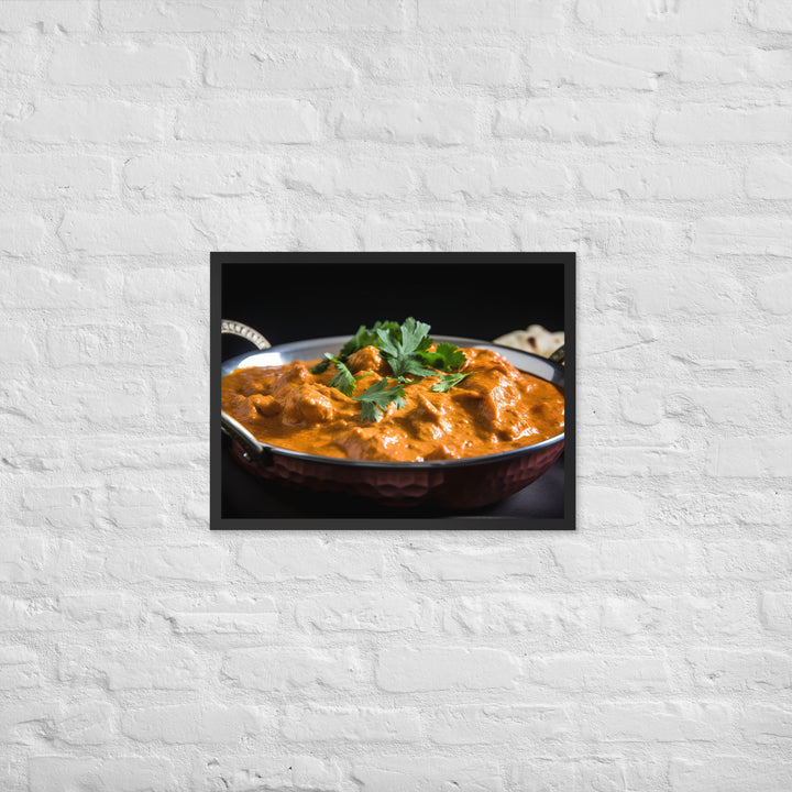 Butter Chicken Curry Framed poster 🤤 from Yumify.AI