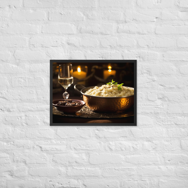 Truffle Risotto Framed poster 🤤 from Yumify.AI