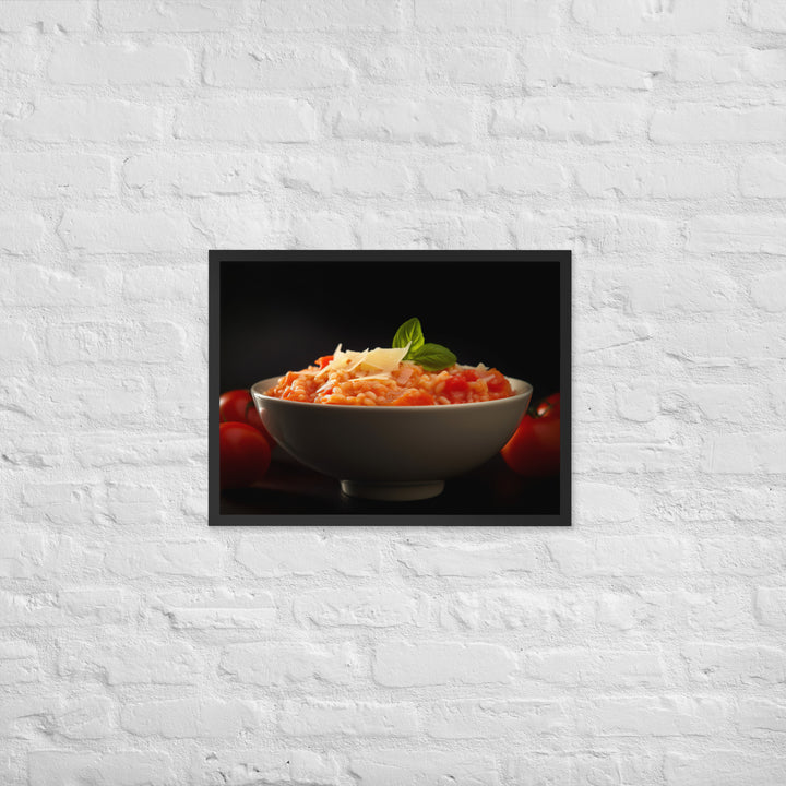 Tomato Risotto Framed poster 🤤 from Yumify.AI