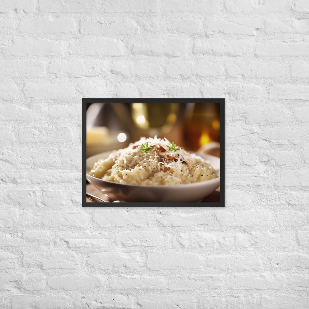 Parmesan Risotto Framed poster 🤤 from Yumify.AI