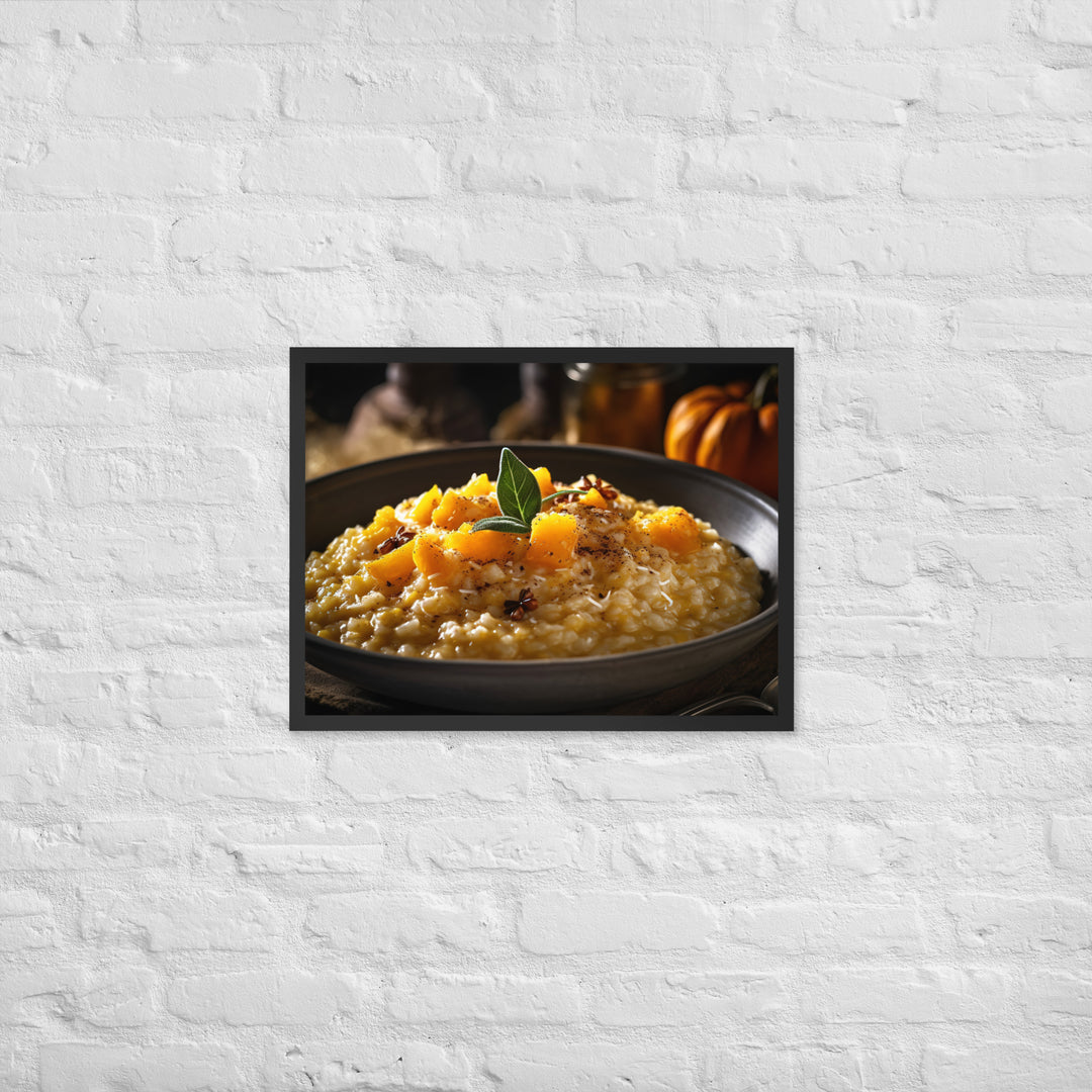 Butternut Squash Risotto Framed poster 🤤 from Yumify.AI