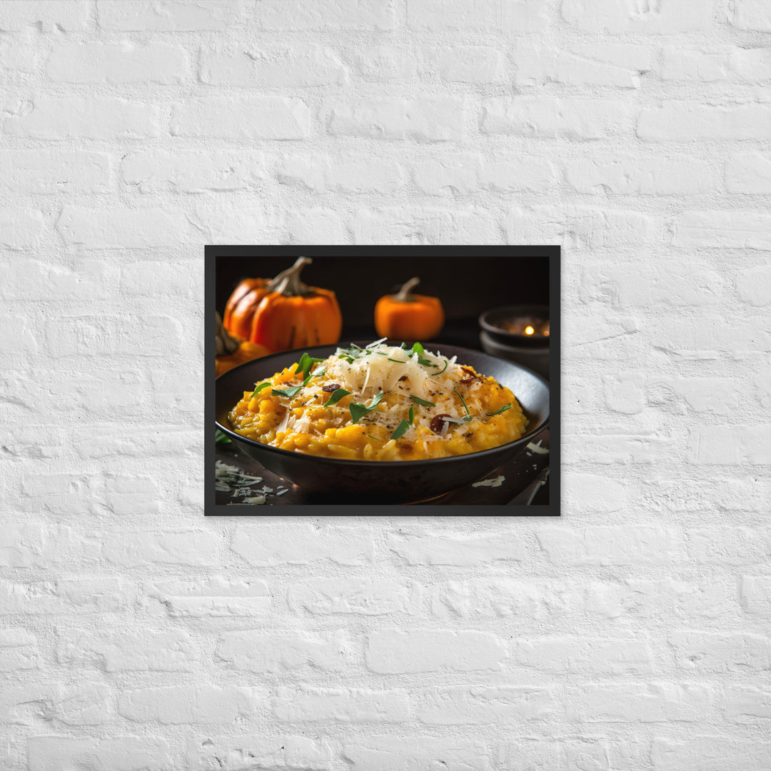 Butternut Squash Risotto Framed poster 🤤 from Yumify.AI