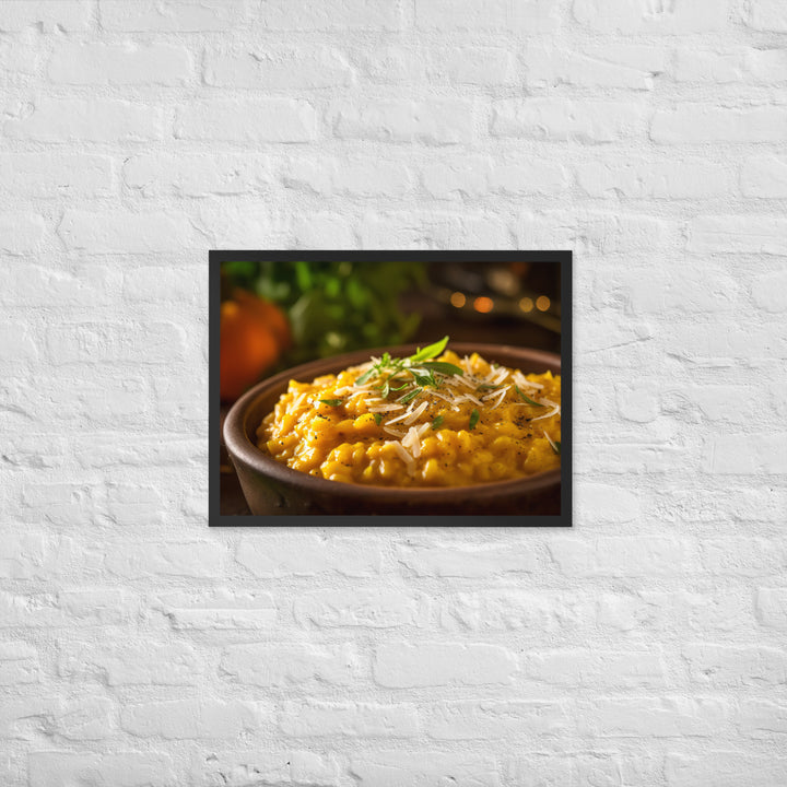 Butternut Squash Risotto Framed poster 🤤 from Yumify.AI