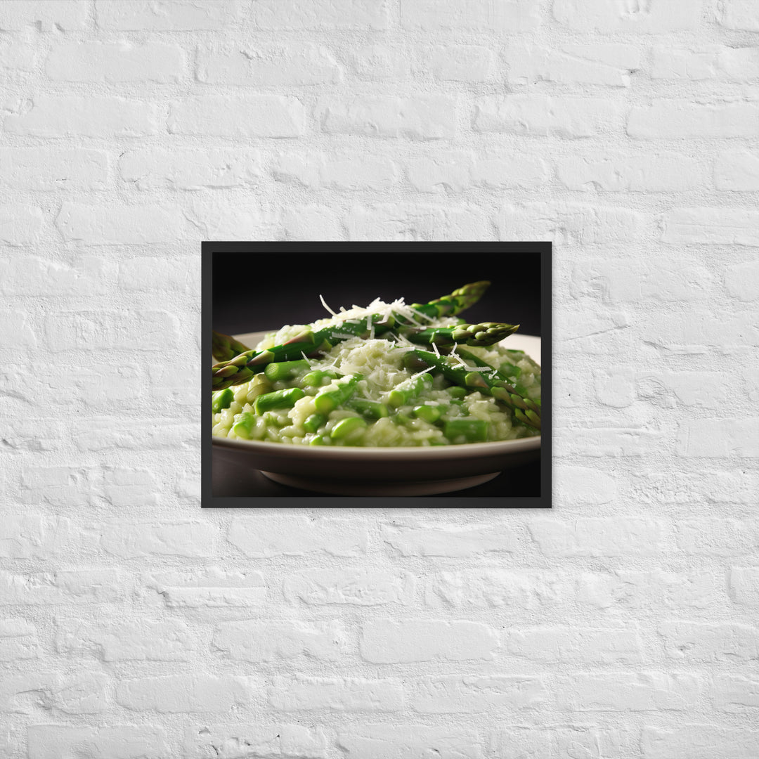 Asparagus Risotto Framed poster 🤤 from Yumify.AI