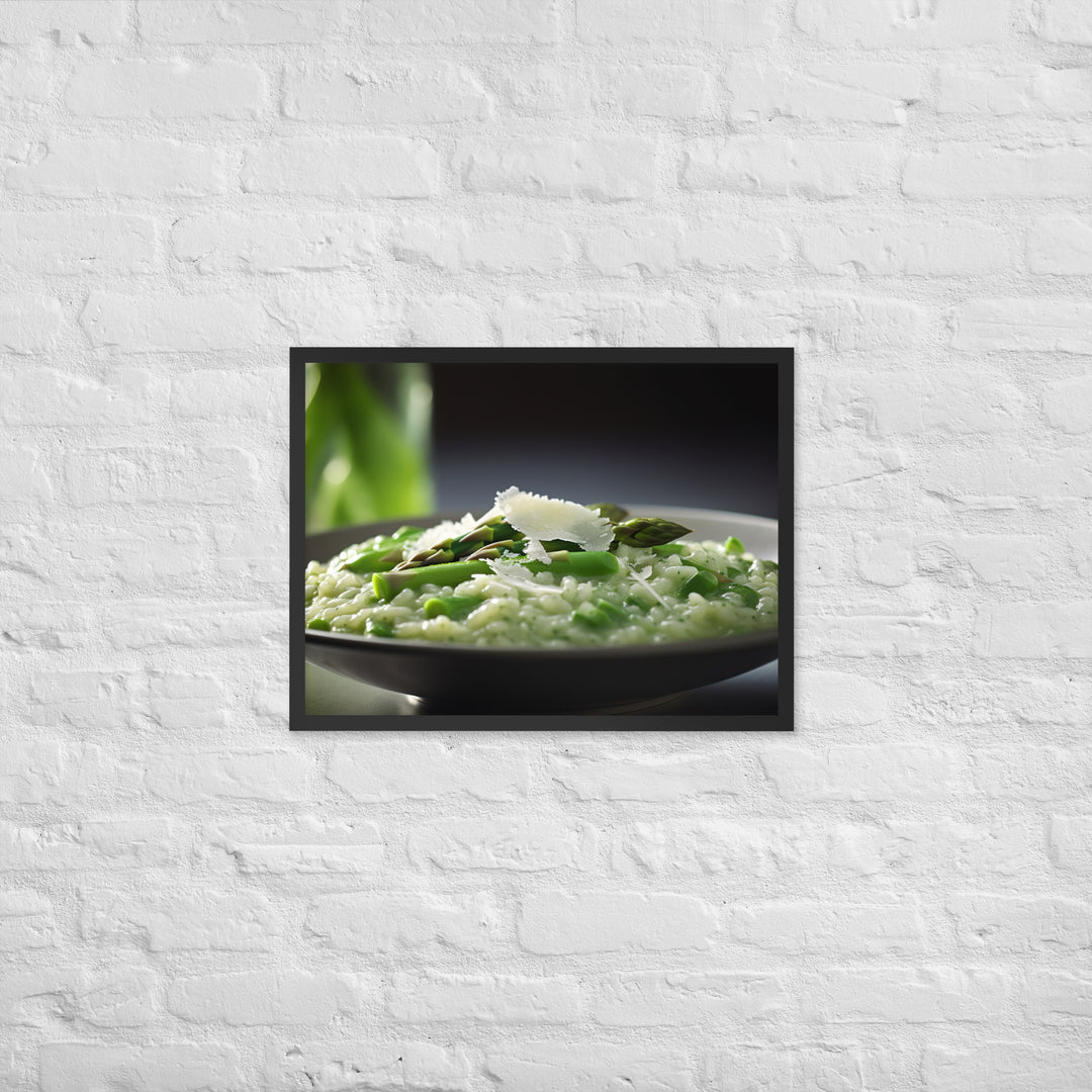 Asparagus Risotto Framed poster 🤤 from Yumify.AI