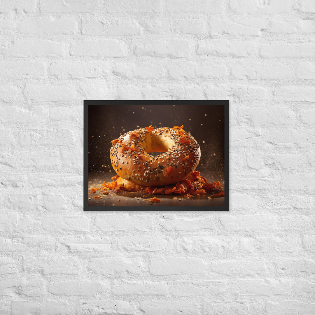 Everything Bagel Framed poster 🤤 from Yumify.AI