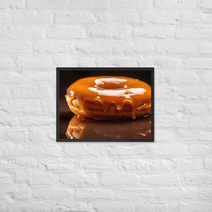 Glazed Donut Framed poster 🤤 from Yumify.AI