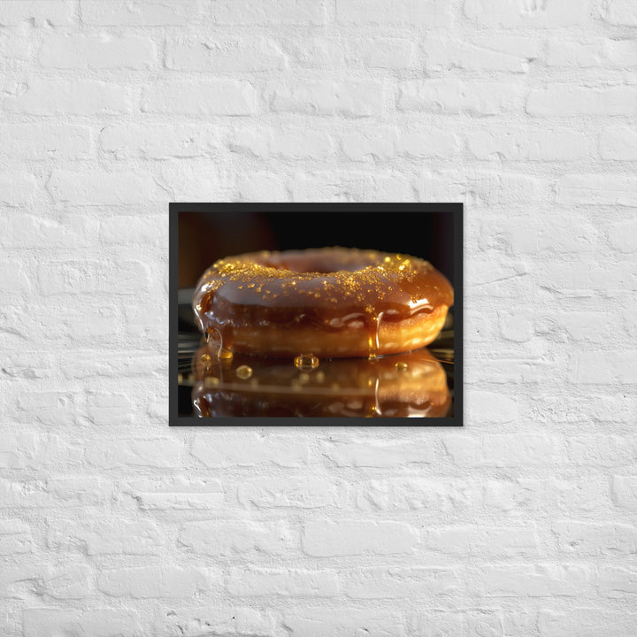 Glazed Donut Framed poster 🤤 from Yumify.AI