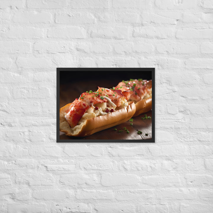 Truffle Lobster Roll Framed poster 🤤 from Yumify.AI