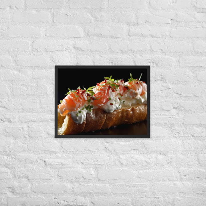 Truffle Lobster Roll Framed poster 🤤 from Yumify.AI