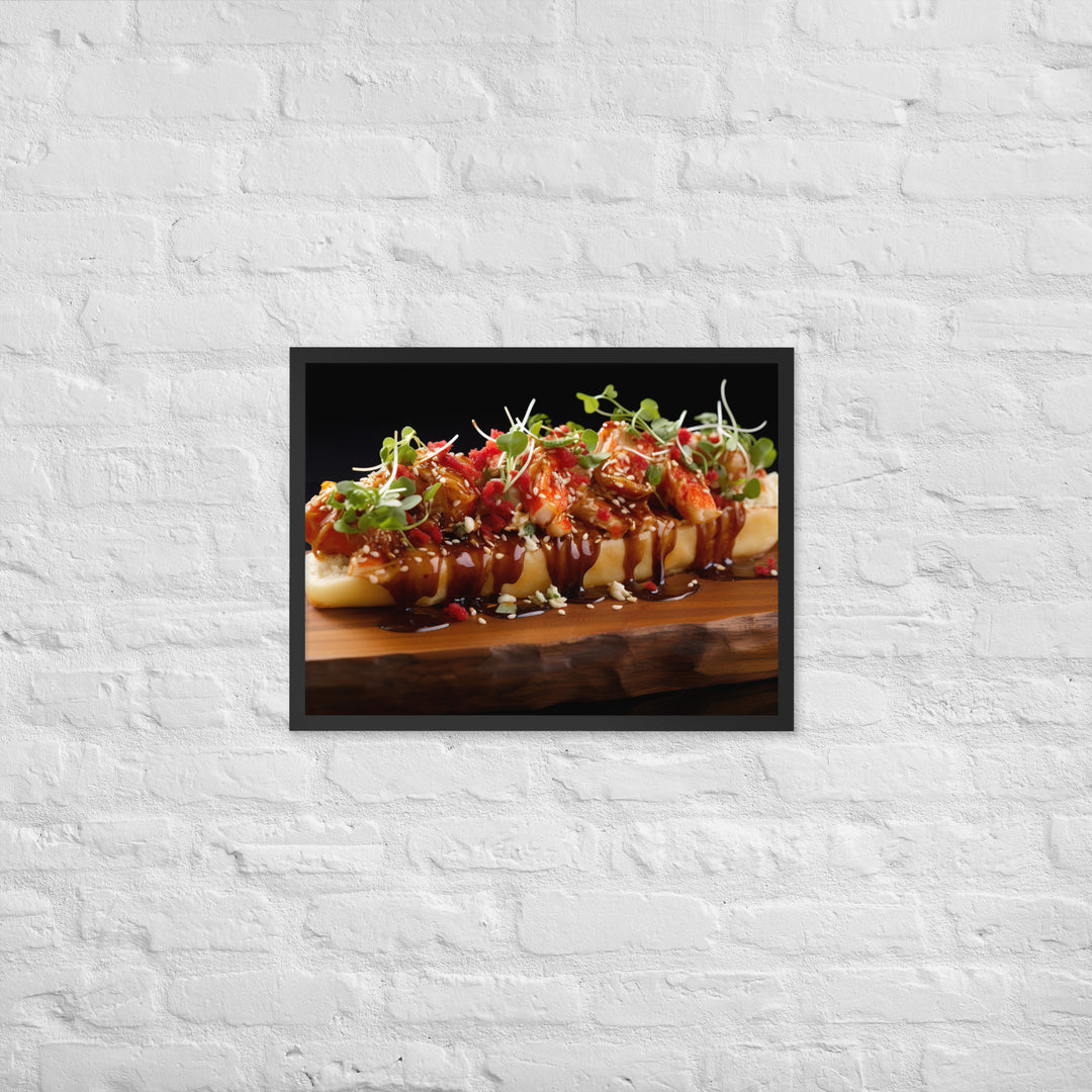 Lobster Roll Framed poster 🤤 from Yumify.AI