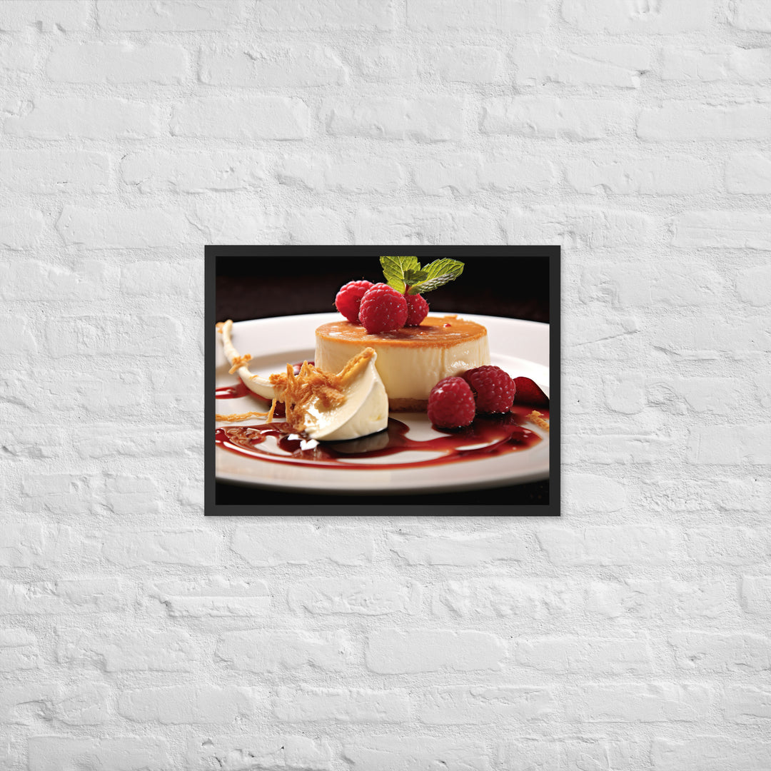 Cheese Dessert Framed poster 🤤 from Yumify.AI