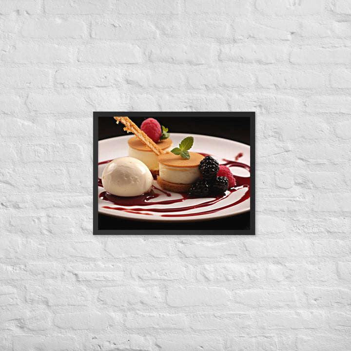 Cheese Dessert Framed poster 🤤 from Yumify.AI