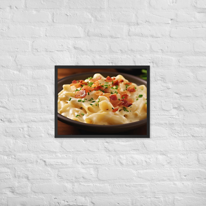 Cheese Pasta Framed poster 🤤 from Yumify.AI