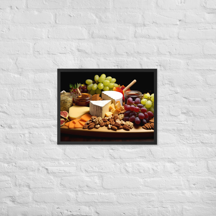 Cheese Platter Framed poster 🤤 from Yumify.AI